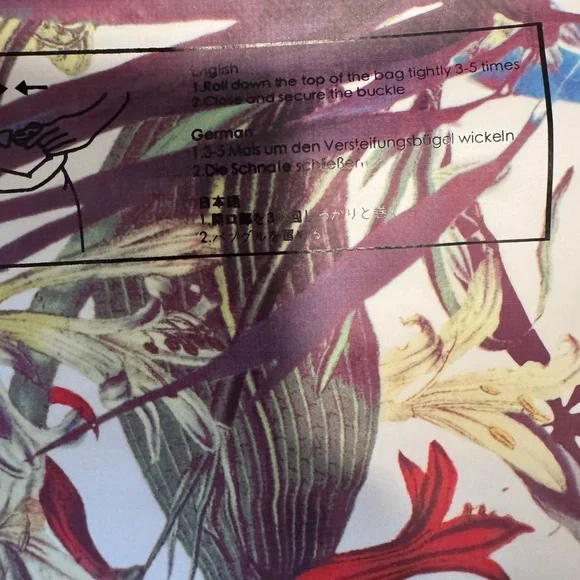 Vibrant Floral backpack Bag - Picture 7 of 9